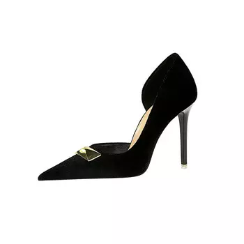 Туфли женские на высоком каблуке Bigtree, черный