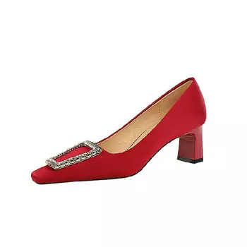 Туфли женские на высоком каблуке Bigtree, цвет Burgundy