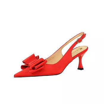 Туфли женские на высоком каблуке Bigtree, красный