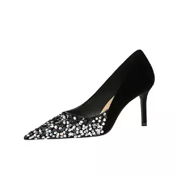 Туфли женские на высоком каблуке Bigtree, золотой