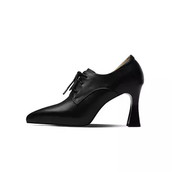 Туфли женские на высоком каблуке Bosssunwen, темно-коричневый