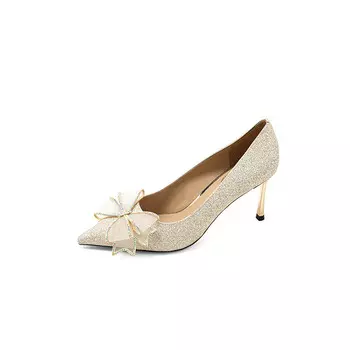 Туфли женские на высоком каблуке Comely, серебряный