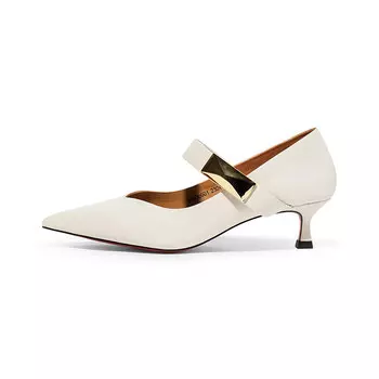 Туфли женские на высоком каблуке Coup De Foudre, белый