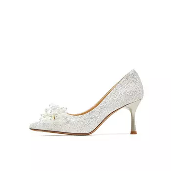 Туфли женские на высоком каблуке Daphne, серебряный
