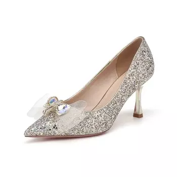 Туфли женские на высоком каблуке Daphne, золотой