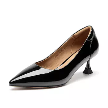 Туфли женские на высоком каблуке Dg, цвет Burgundy