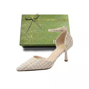 Туфли женские на высоком каблуке Dunnu, черный