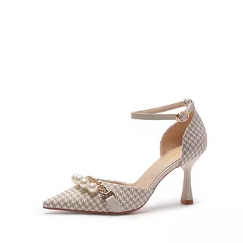 Туфли женские на высоком каблуке Dunnu, цвет Apricot