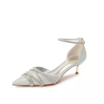 Туфли женские на высоком каблуке Dunnu, цвет Rose Gold