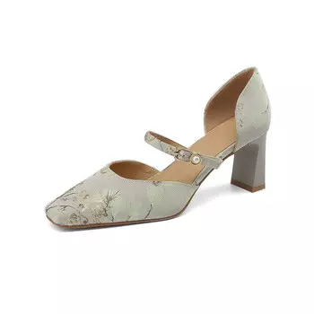 Туфли женские на высоком каблуке Echo&Yolo, розовый