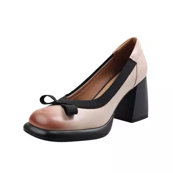 Туфли женские на высоком каблуке Echo&Yolo, цвет Apricot