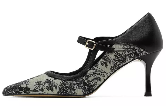 Туфли женские на высоком каблуке Elle, черный