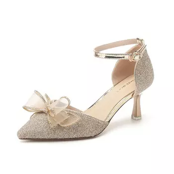 Туфли женские на высоком каблуке Exull Q, серебряный