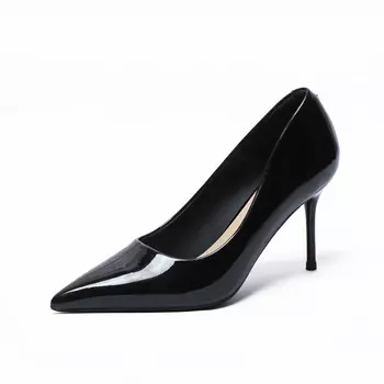 Туфли женские на высоком каблуке Fesoune, черный