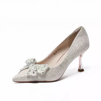 Туфли женские на высоком каблуке Fesoune, красный