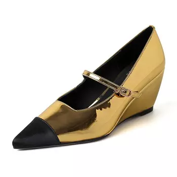 Туфли женские на высоком каблуке Flowerskam, серебряный