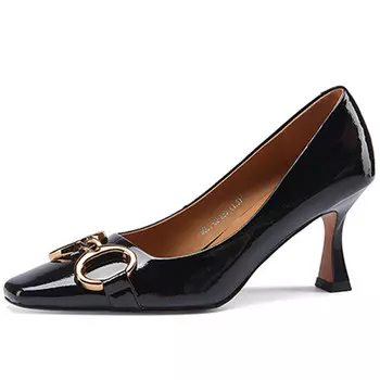 Туфли женские на высоком каблуке Fmm, черный