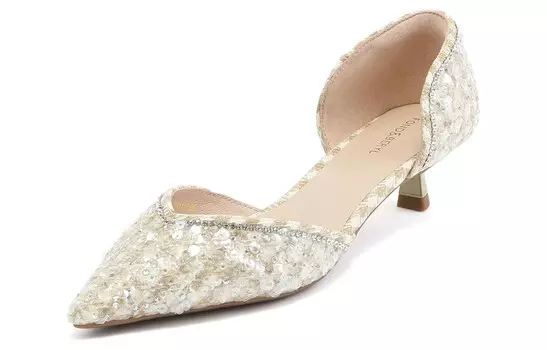 Туфли женские на высоком каблуке Fond&Beryl, оливково-зеленый