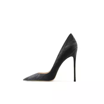 Туфли женские на высоком каблуке Ganxiaojie, цвет Black 10.5cm