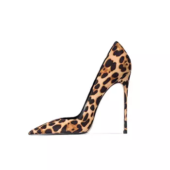 Туфли женские на высоком каблуке Ganxiaojie, цвет Leopard print 9cm
