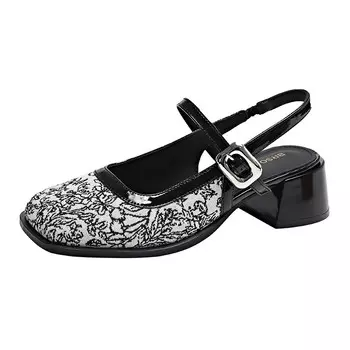 Туфли женские на высоком каблуке Gejiani, черный