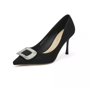 Туфли женские на высоком каблуке Gemeiq, черный