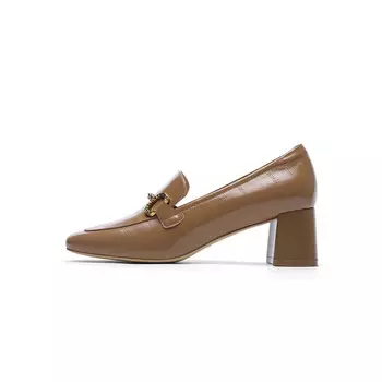 Туфли женские на высоком каблуке Goldlion, коричневый