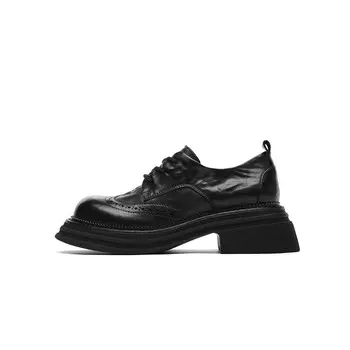 Туфли женские на высоком каблуке Goldlion, коричневый