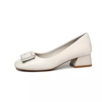 Туфли женские на высоком каблуке Guci Tianlun, бежевый