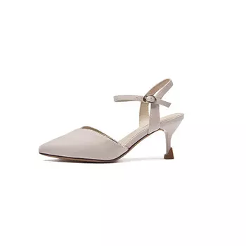 Туфли женские на высоком каблуке Guci Tianlun, черный