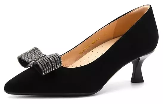 Туфли женские на высоком каблуке Harson, черный