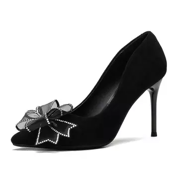 Туфли женские на высоком каблуке Hkcp, цвет Black9cm