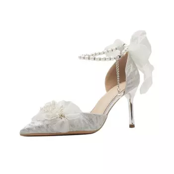 Туфли женские на высоком каблуке Hkcp, золотой