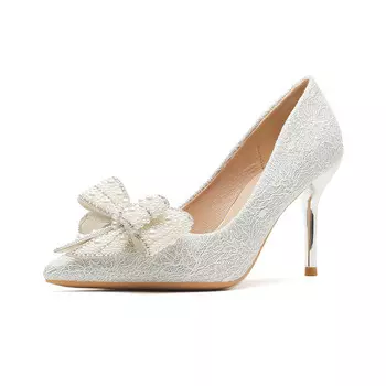 Туфли женские на высоком каблуке Hkcp, золотой