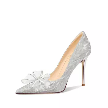 Туфли женские на высоком каблуке Holy Rose, цвет Silver Galaxy Dream 8CM