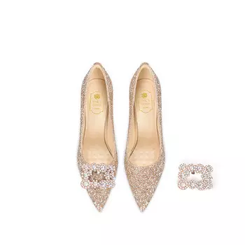 Туфли женские на высоком каблуке Holy Rose, цвет Romantic Starry Sky 10CM