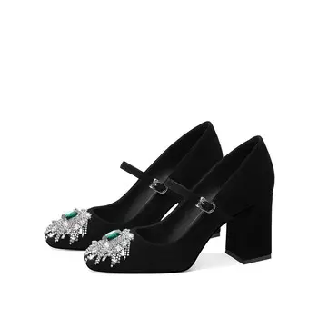 Туфли женские на высоком каблуке Hoov, цвет Vintage Black