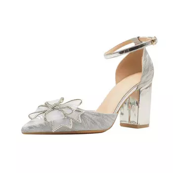 Туфли женские на высоком каблуке Imono, цвет Champagne Gold 6cm