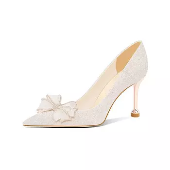 Туфли женские на высоком каблуке Imono, цвет Champagne Gold 6cm