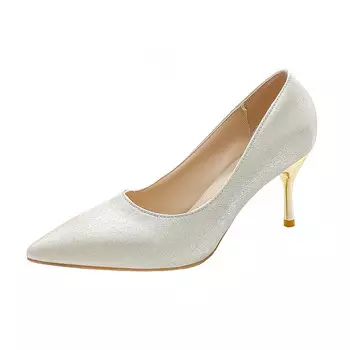 Туфли женские на высоком каблуке Imono, цвет Pearl Light Champagne 8cm