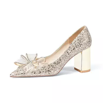 Туфли женские на высоком каблуке Imono, цвет Champagne 8cm