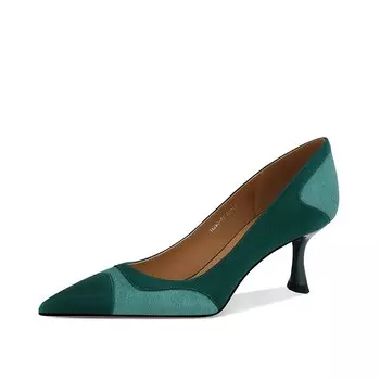 Туфли женские на высоком каблуке Jessica Sophia, цвет Deep sea green
