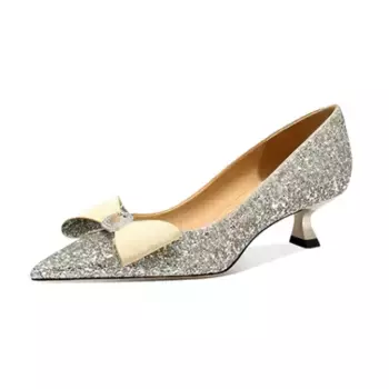 Туфли женские на высоком каблуке Jessica Sophia, цвет Champagne Gold