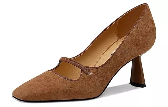 Туфли женские на высоком каблуке Jessica Sophia, коричневый