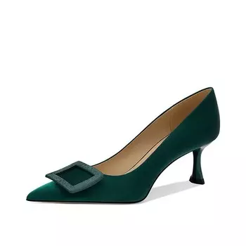 Туфли женские на высоком каблуке Jessica Sophia, цвет Deep sea green
