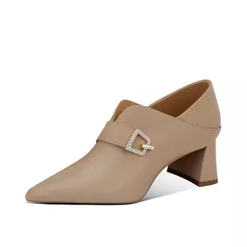 Туфли женские на высоком каблуке Jessica Sophia, цвет Milk Tea Beige