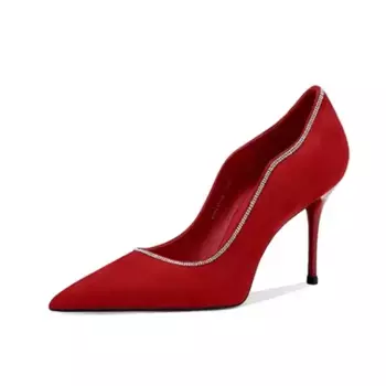 Туфли женские на высоком каблуке Jessica Sophia, красный