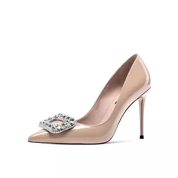 Туфли женские на высоком каблуке Jooc, цвет Classic Black [Heel height 9CM]