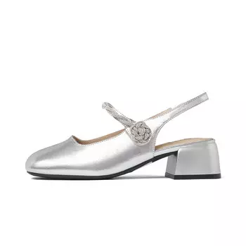 Туфли женские на высоком каблуке Josiny, серебряный