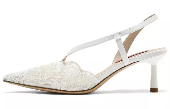 Туфли женские на высоком каблуке Joypeace, белый